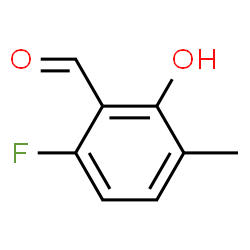 6-Fluoro-2-hydroxy-3-methylbenzaldehyde结构式