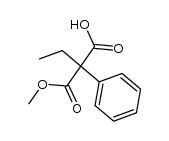 monomethyl ethylphenylmalonate Structure