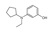 m-(N-Cyclopentyl-N-ethylamino)phenol结构式