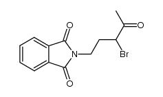 3-bromo-5-phtalimido-2-pentanone结构式