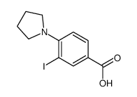 3-iodo-4-pyrrolidin-1-ylbenzoic acid Structure