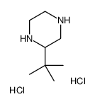 2-(叔丁基)哌嗪二盐酸盐结构式