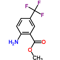 2-氨基-5-三氟甲基苯甲酸甲酯结构式