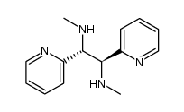(1R,2S)-N1,N2-dimethyl-1,2-di(pyridin-2-yl)ethane-1,2-diamine结构式