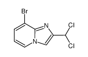 8-bromo-2-(dichloromethyl)imidazo[1,2-a]pyridine结构式