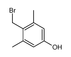 4-溴甲基-3,5-二甲基苯酚结构式