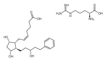latanoprost L-arginine salt结构式