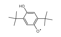 2,5-Di-tert-butyl-4-hydroxy-phenoxyl结构式