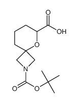 2-(叔-丁氧羰基)-5-氧杂-2-氮杂螺[3.5]壬烷-6-羧酸结构式
