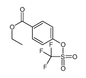 ethyl 4-(trifluoromethylsulfonyloxy)benzoate Structure