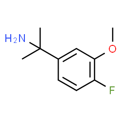 2-(4-fluoro-3-methoxyphenyl)propan-2-amine hydrochloride Structure