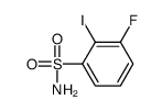 3-Fluoro-2-iodobenzenesulfonamide Structure