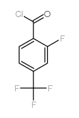 2-氟-4-(三氟甲基)苯甲酰氯结构式