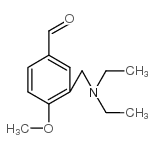3-二乙氨基甲基-4-甲氧基苯甲醛结构式