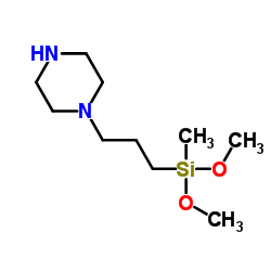 Γ-哌嗪基丙基甲基二甲氧基硅烷结构式