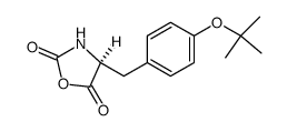 (S)-4-(4-tert-Butoxy-benzyl)-oxazolidine-2,5-dione Structure
