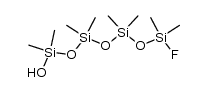 7-fluoro-1,1,3,3,5,5,7,7-octamethyltetrasiloxan-1-ol结构式