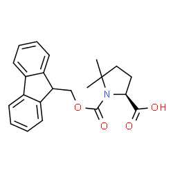 Fmoc-5,5-dimethyl-L-proline Structure