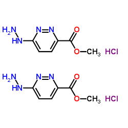 6-肼基甲基哒嗪-3-羧酸甲酯盐酸盐结构式