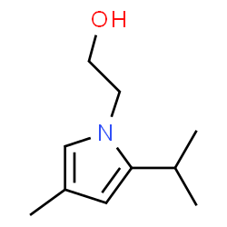 1H-Pyrrole-1-ethanol,4-methyl-2-(1-methylethyl)-(9CI) Structure