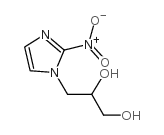 3-(2-硝基-1H-咪唑-1-基)-1,2-丙二醇结构式