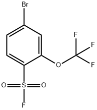 4-bromo-2-(trifluoromethoxy)benzenesulfonyl fluoride Structure