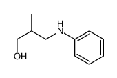 3-anilino-2-methylpropan-1-ol结构式