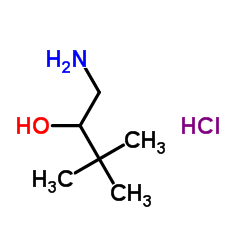 1-AMINO-3,3-DIMETHYLBUTAN-2-OL HYDROCHLORIDE Structure