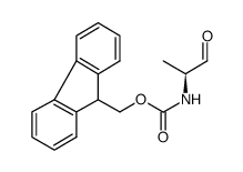 (S)-(9H-Fluoren-9-yl)methyl (1-oxopropan-2-yl)carbamate Structure