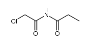 chloroacetyl-propionyl-amine结构式