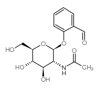 邻甲酰基苯基-2-乙酰氨基--脱氧-BETA-D-葡萄糖苷结构式