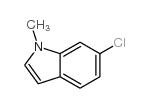 6-CHLORO-1-METHYL-1H-INDOLE Structure