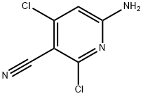 6-氨基-2,4-二氯烟腈结构式