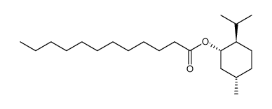 lauric acid (1S,2R,5S)-menthyl ester Structure