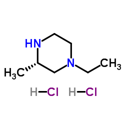 (S)-1-Ethyl-3-methyl-piperazine dihydrochloride Structure