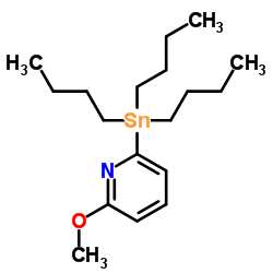 2-甲氧基-6-(三丁基锡基)吡啶结构式