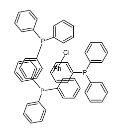 三(三苯氧基膦)氯化铑结构式