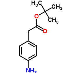 4-氨基苯乙酸叔丁酯结构式