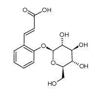 2-coumaric acid β-D-glucopyranoside Structure