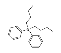 Dibutyldiphenylsilane结构式