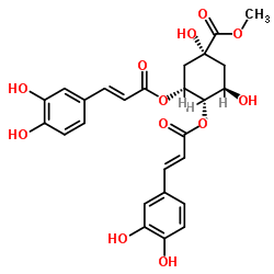 4,5-Di-O-caffeoylquinic acid methyl ester Structure