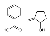 benzoic acid,2-methylidenecyclopentan-1-ol Structure