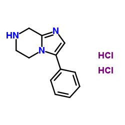 3-Phenyl-5,6,7,8-tetrahydroimidazo[1,2-a]pyrazine dihydrochloride结构式