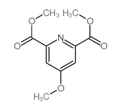 dimethyl 4-methoxypyridine-2,6-dicarboxylate结构式