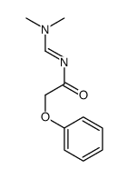 N-(dimethylaminomethylidene)-2-phenoxyacetamide结构式