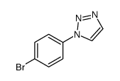 1-(4-Bromophenyl)-1h-1,2,3-triazole Structure