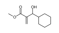 methyl 3-cyclohexyl-3-hydroxy-2-methylenepentanoate Structure