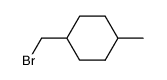 1-(溴甲基)-4-甲基环己烷结构式