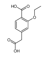 (4-Carboxy-3-ethoxy)phenyl Acetic Acid Structure