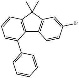 2-溴-9,9-二甲基-5-苯基-9H-芴结构式